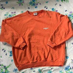 Vintage Fiorucci Equipe Italy Sweatshirt Strawberry- M